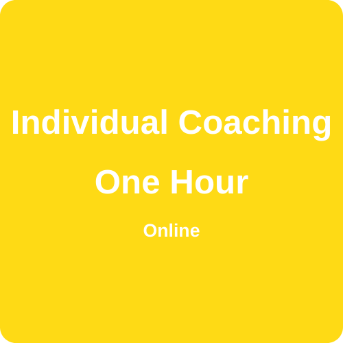 Professional Online Individual Coaching - One Hour
