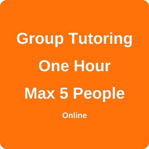 Post-Secondary Online Group Tutoring and Homework Help - One Hour, Max 5 People